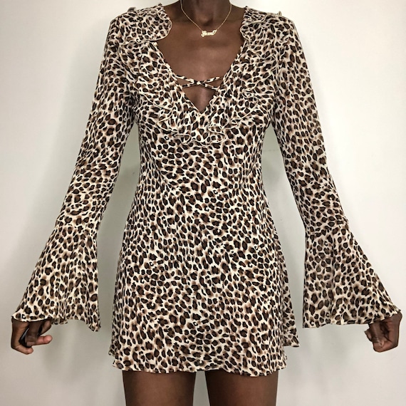 Vintage 90’s Victoria’s Secret leopard print top