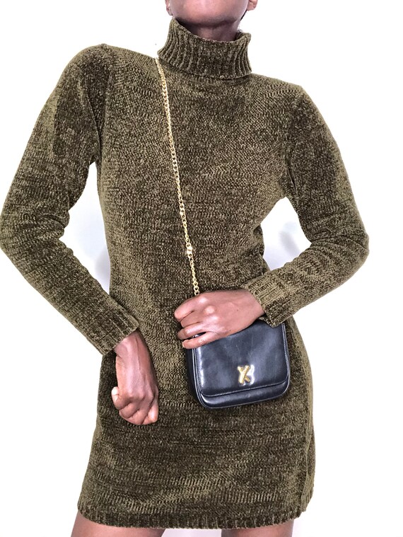 Vintage 1990s Moda International Chenille TurtleNe