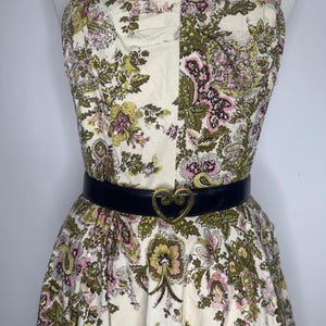 Vestido vintage de algodón con estampado y detalles de la colección Y2K de Anthropologie, modelo Elevenses, talla 8. imagen 10