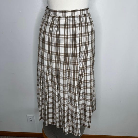 Country Sophisticates Pendleton A-Line Pleated Pl… - image 4
