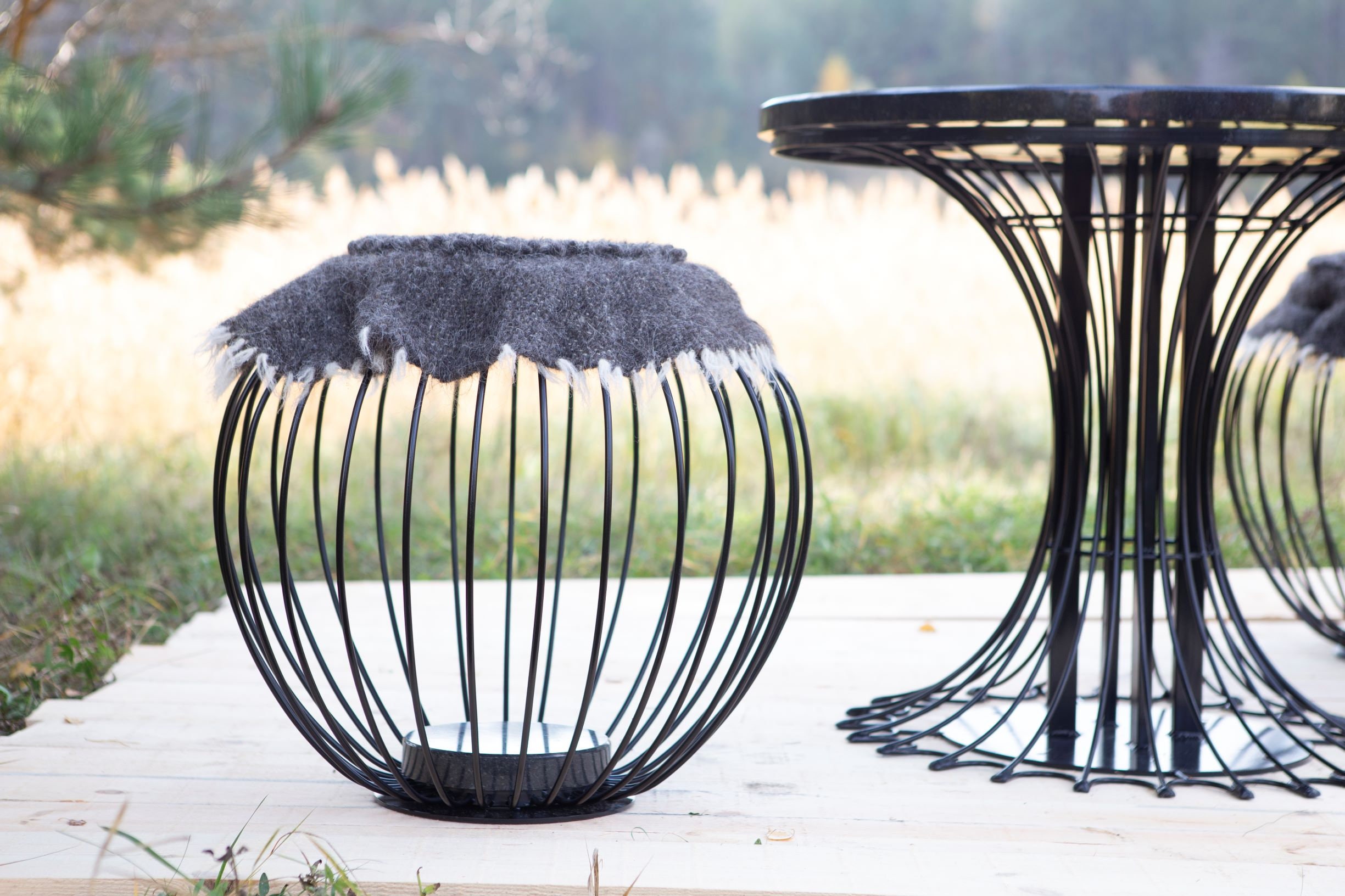 Muebles de patio al aire libre contemporáneos conjuntos Galaxy | Etsy