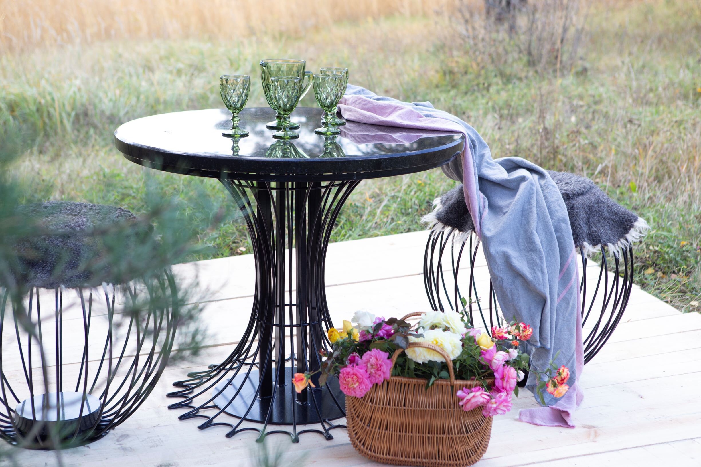 Muebles de patio al aire libre contemporáneos conjuntos Galaxy | Etsy