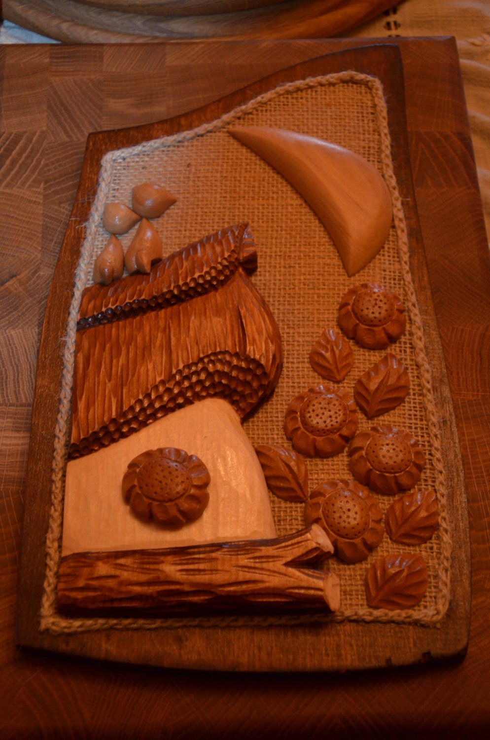 Wood painting Wood carving Home Decor Universal gift Wood art Etsy