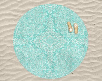 seafoam green bath towels
