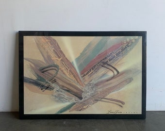 1980s Lacquered Art by Laurie Fields - On Sale