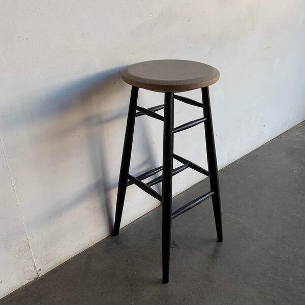 Wood Bar Stool Etsy