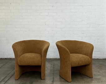 Post Modern Accent Chairs- Pair