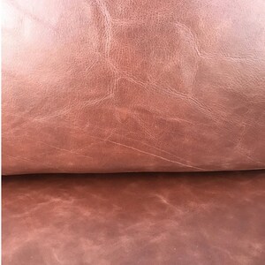 Custom Z Loveseat in Merlot Leather image 8