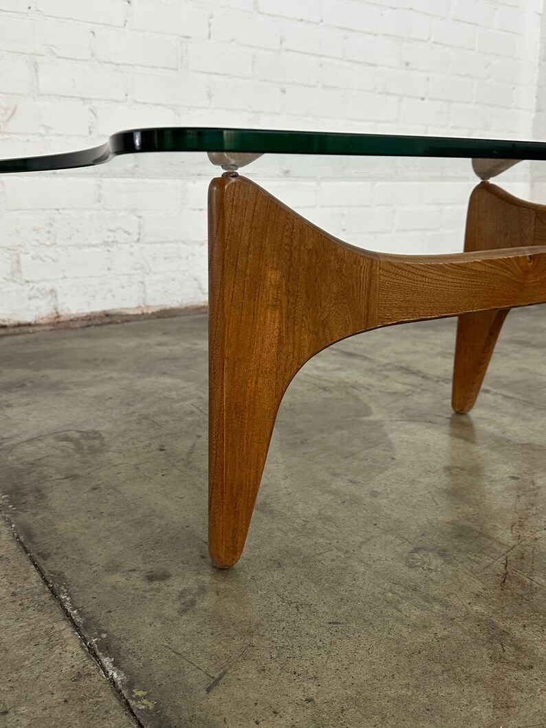 Vintage sculptural coffee table image 4