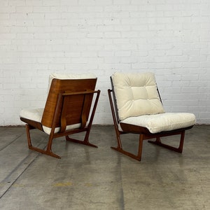 Sled Chair by Hans Juergens for Deco House pair image 9