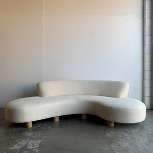 Handcrafted waive sofa by Vintage On Point image 5