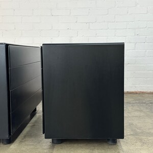 Post Modern Black Lacquered Compact Dresser sold separately image 3