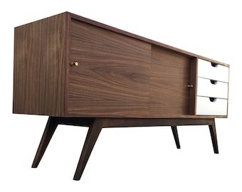 Custom Mid Century Style Credenza