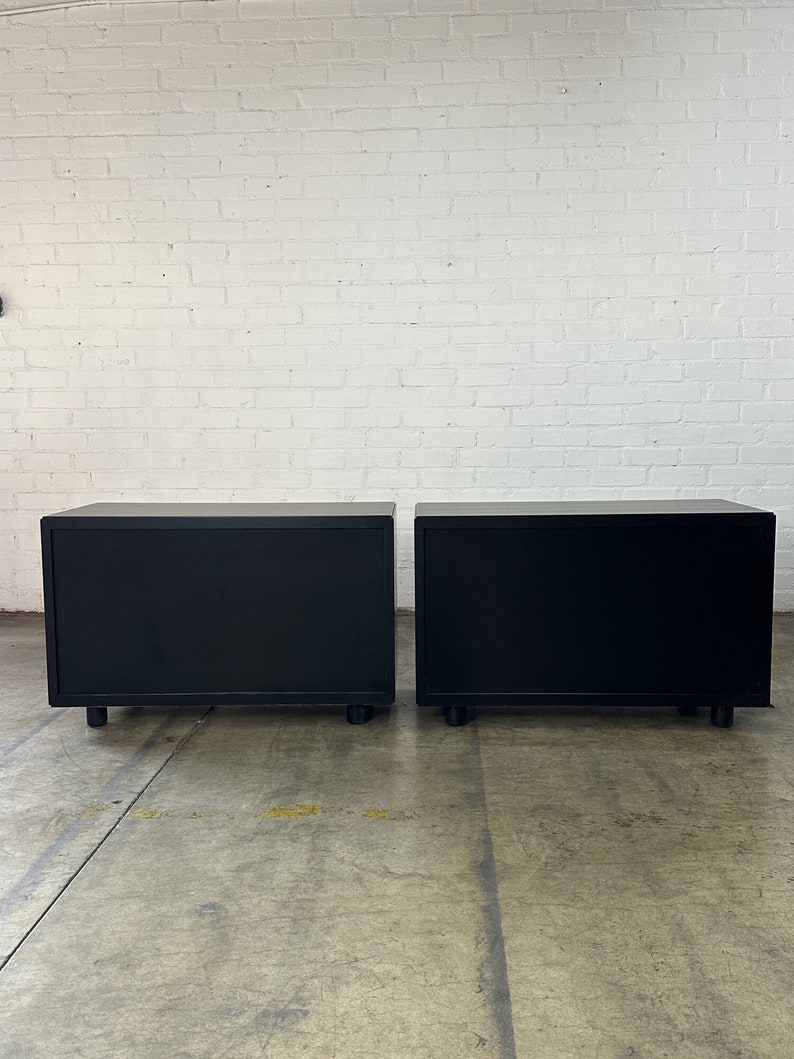 Post Modern Black Lacquered Compact Dresser sold separately image 8
