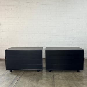 Post Modern Black Lacquered Compact Dresser sold separately image 1