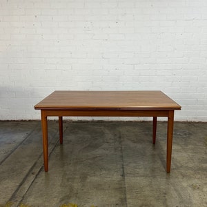Danish modern minimal dining table image 1
