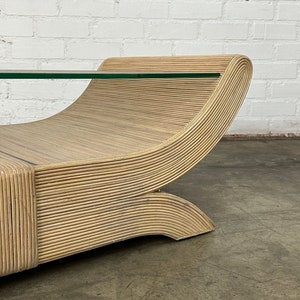 Sculptural Pencil Reed Coffee Table image 7