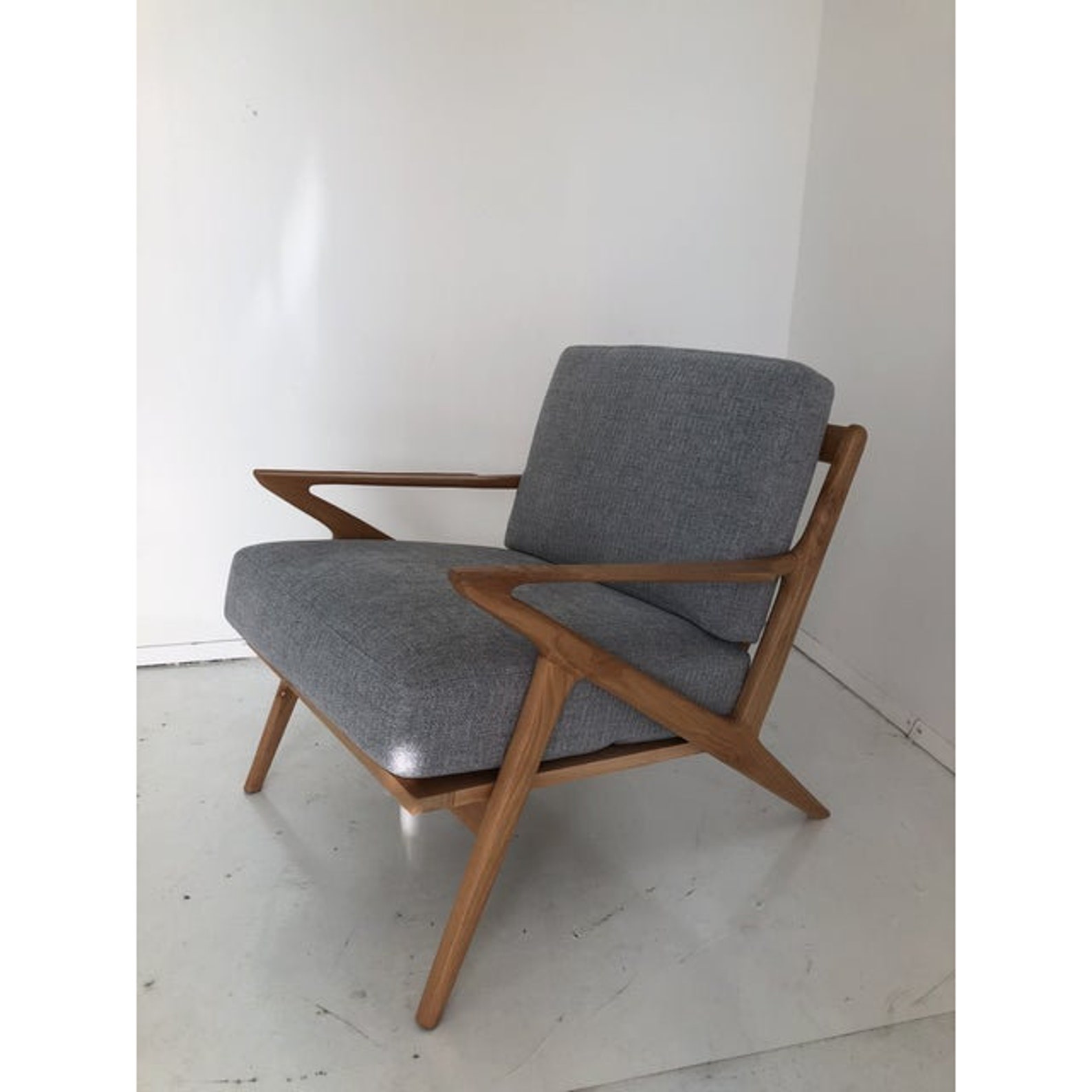 Mid Century Modern Z Chair Etsy