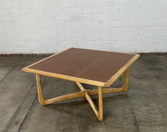 Two tone coffee table by Lane