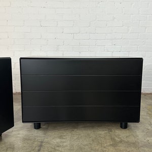 Post Modern Black Lacquered Compact Dresser sold separately image 5