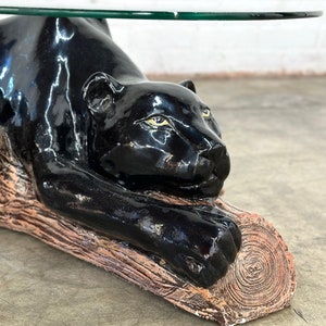 Ceramic Panther Coffee Table image 5