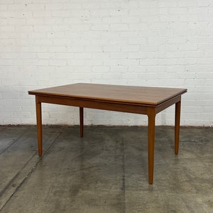 Danish modern minimal dining table image 2