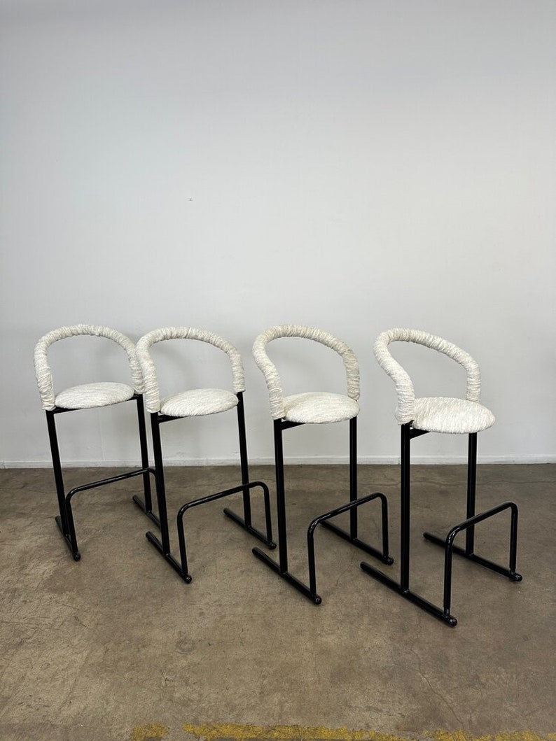 Postmodern bar stools set of four On Sale image 9
