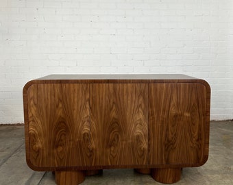 Clover Credenza in Natural Walnut