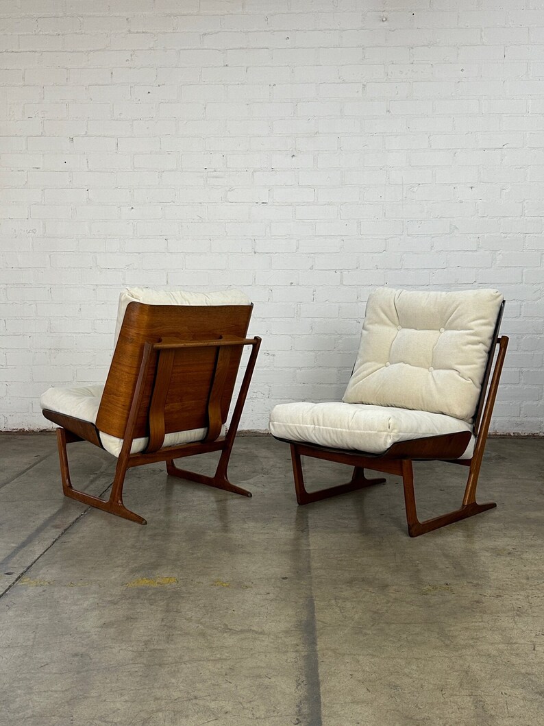 Sled Chair by Hans Juergens for Deco House pair image 1