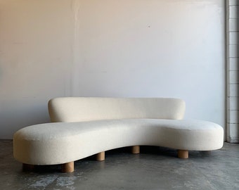 Handcrafted “waive” sofa by Vintage On Point