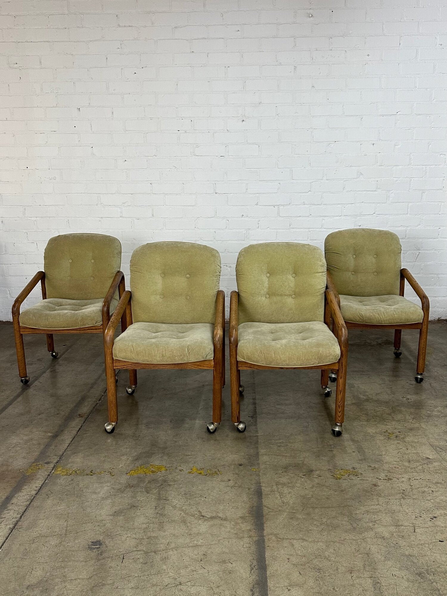 Rolling Dining Chair Etsy