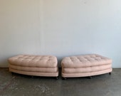 Mid day Century Blush Pink Benches by Adrian Pearsall