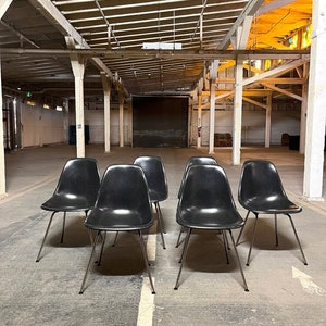 Eames Molded Fiberglass side chairs sold separately image 10