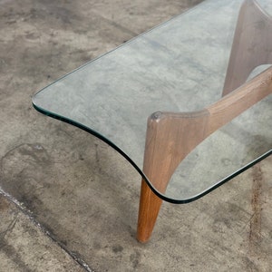 Vintage sculptural coffee table image 7