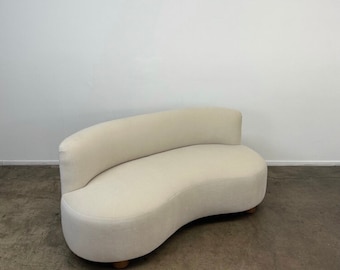 Handcrafted Kidney sofa