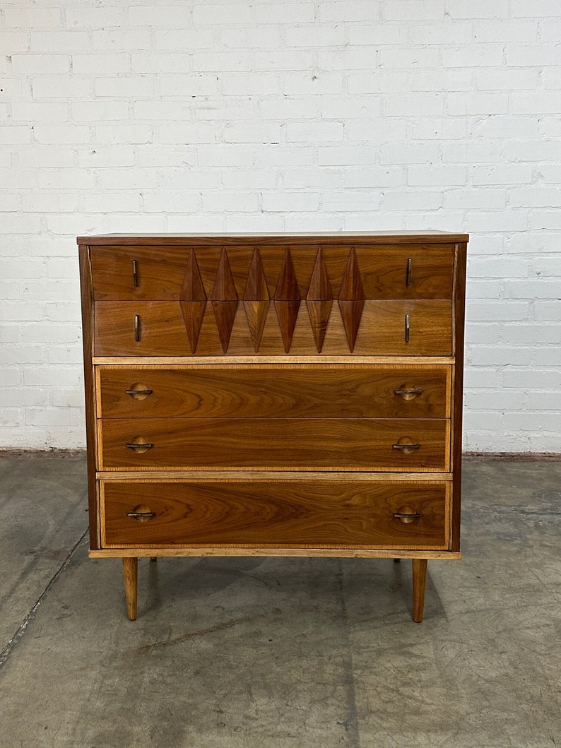 Diamond highboy dresser image 3