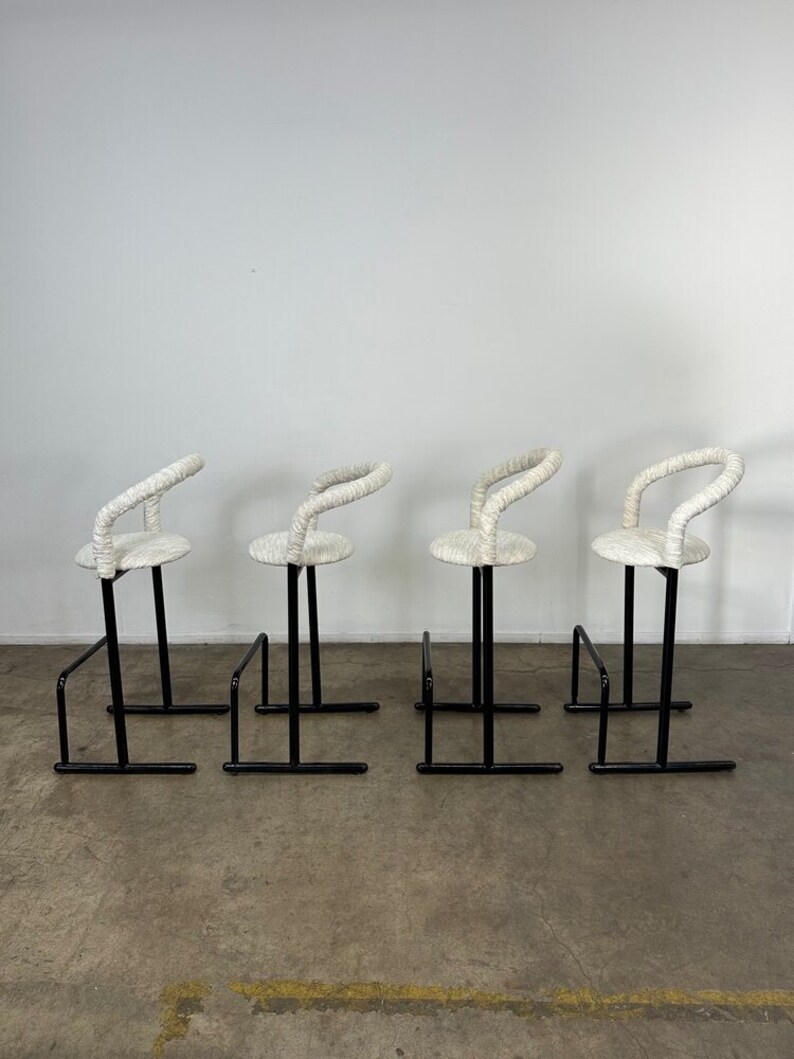 Postmodern bar stools set of four On Sale image 8