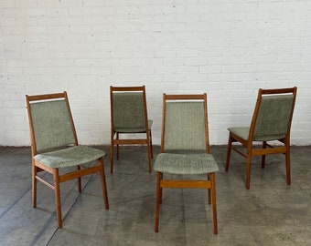 Danish Modern Teak Dining Chairs -set of Four