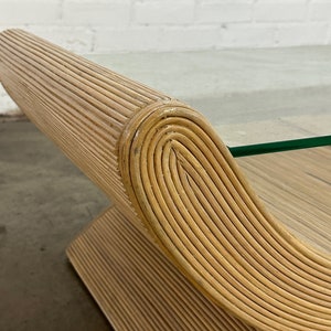Sculptural Pencil Reed Coffee Table image 6