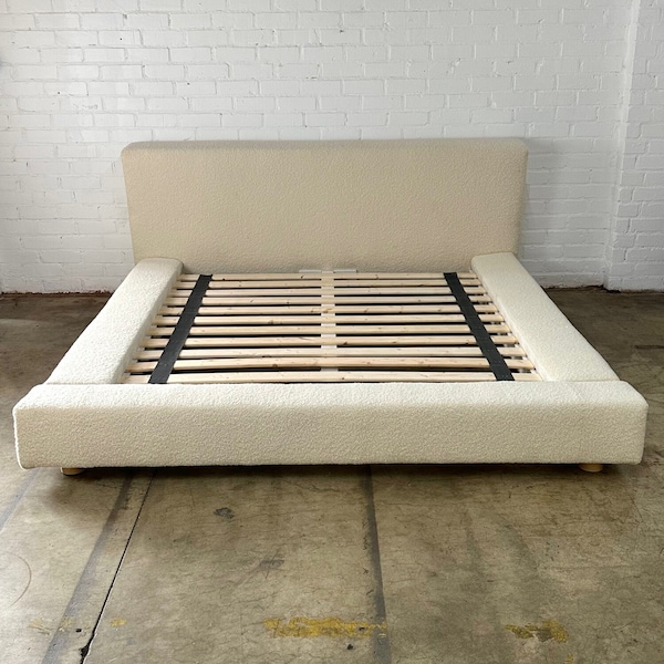 Upholstered Platform Bed Etsy