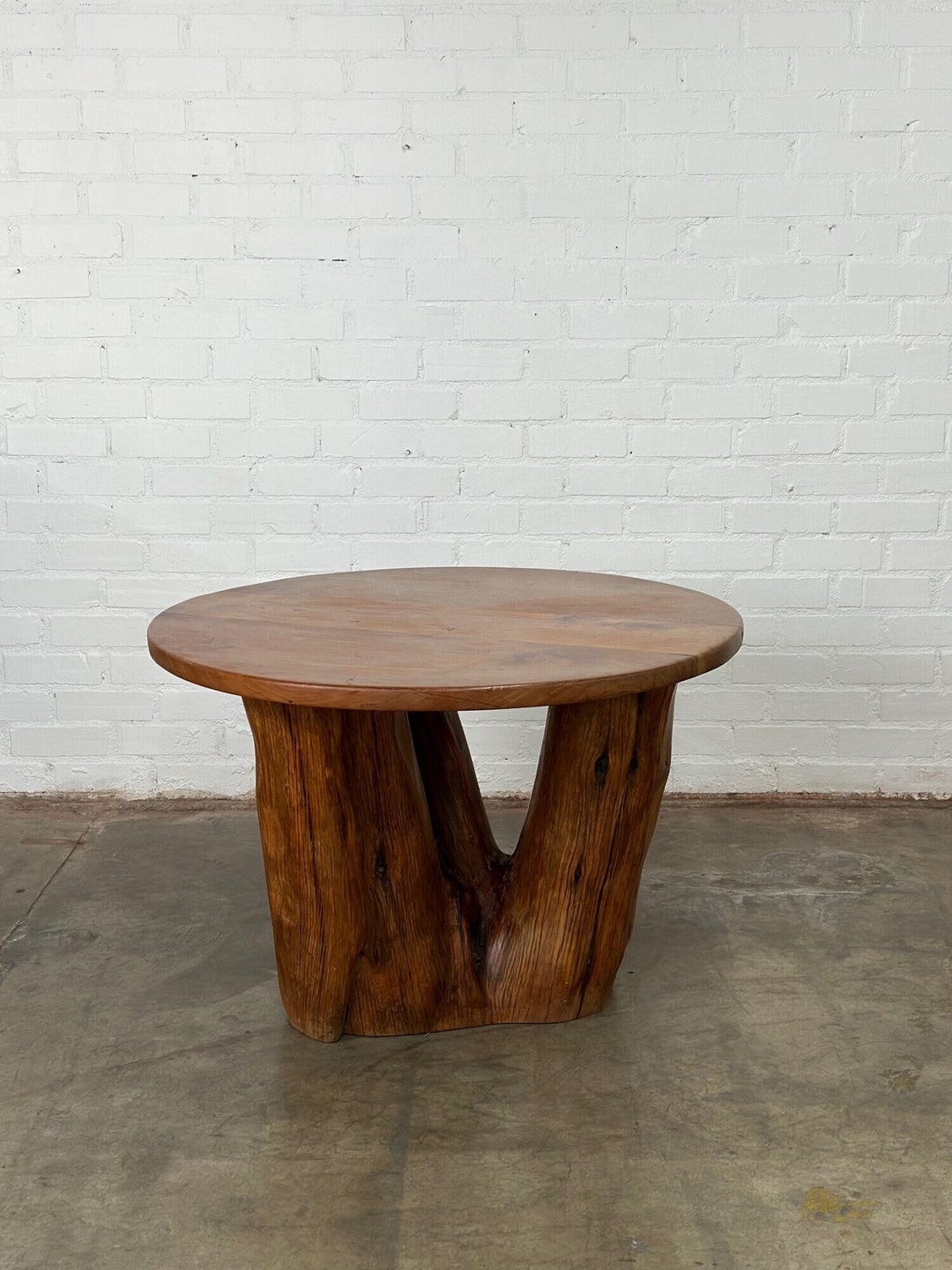 Rare Round Tree Root Dining Table on Sale - Etsy