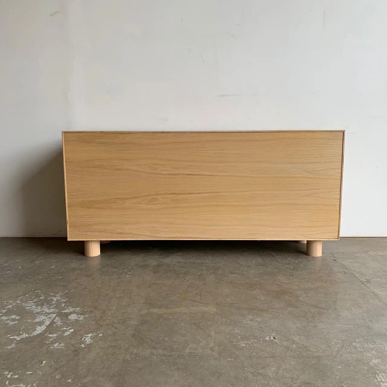 White Oak Credenza With Cane Doors Etsy UK