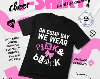 On Comp Day We Wear | Cheer Shirt/Decal | Cricut .SVG File Download