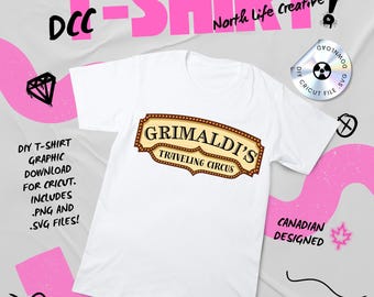 Grimaldi's Traveling Circus | Dungeon Crawler Carl Shirt/Decal | Cricut .SVG File Download