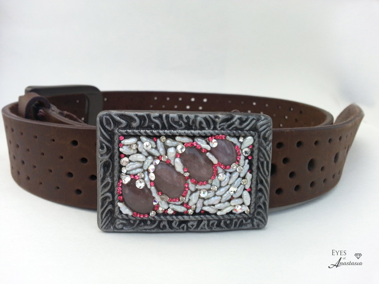 Rose Quartz Belt - Etsy display picture 2