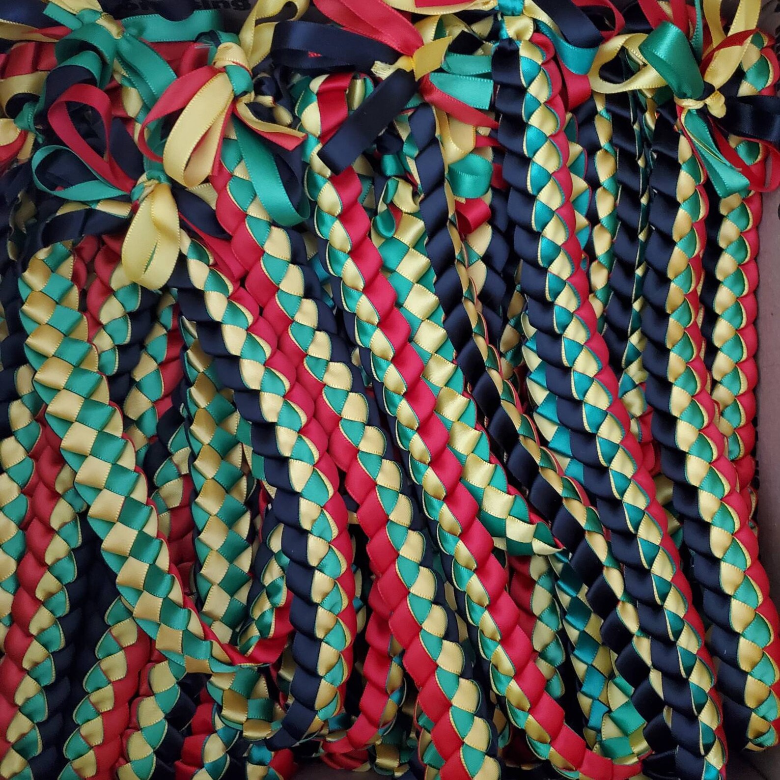 34 Color Single Weave Hawaiian Ribbon Lei Etsy