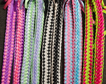 2-4 Colors Hawaiian Double Weave Ribbon Lei