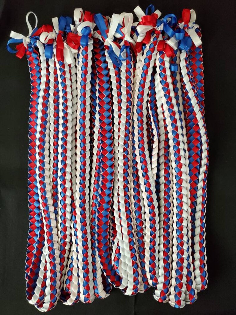 34 Color Single Weave Hawaiian Ribbon Lei Etsy