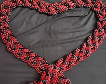 OPEN 5ft 4 Strand Weave Open Ribbon Lei
