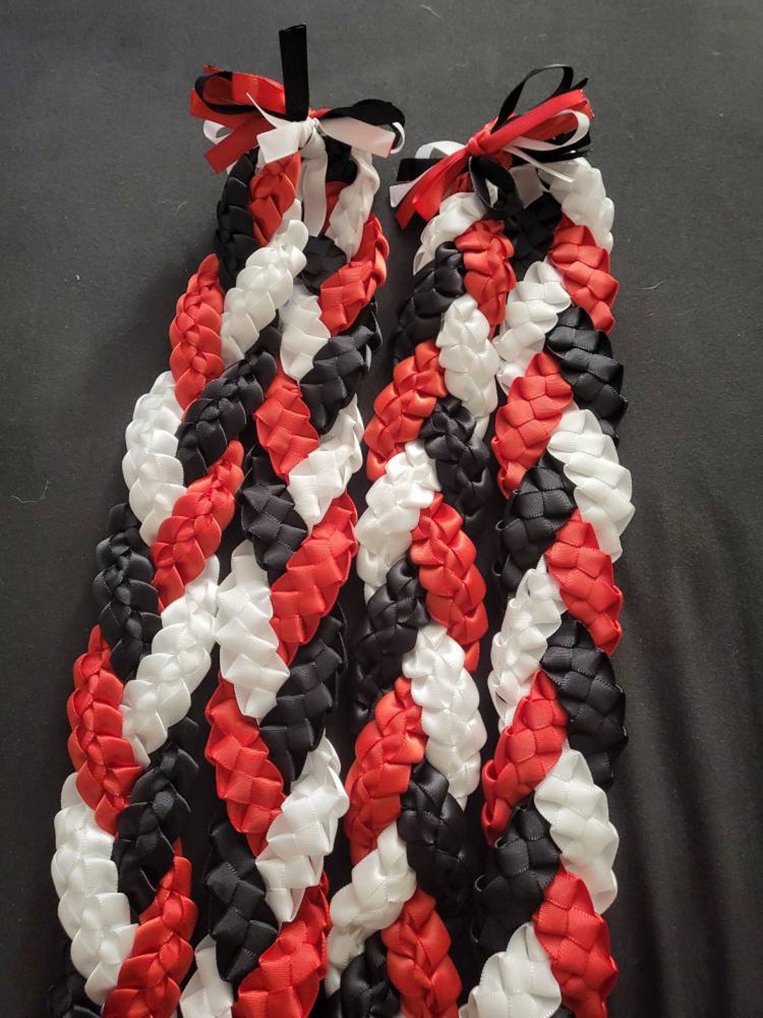 Style 3: 3 Colors Braided Hawaiian Ribbon Lei - Etsy
